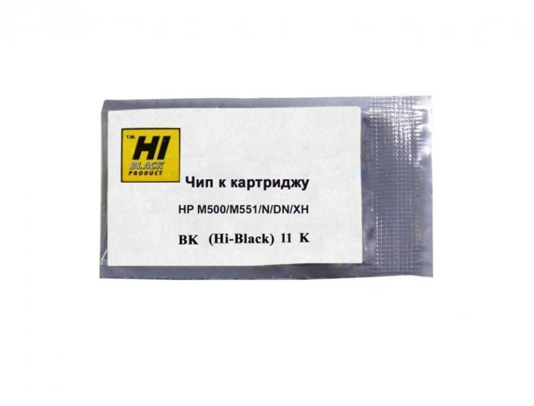 Чип к картриджу HP CE400X черный Hi-Black (CLJ Enterprise M500/ M551/N/DN/XH) 11000страниц Чип к картриджу HP CE400X черный Hi-Black (CLJ Enterprise M500/ M551/N/DN/XH) 11000страниц