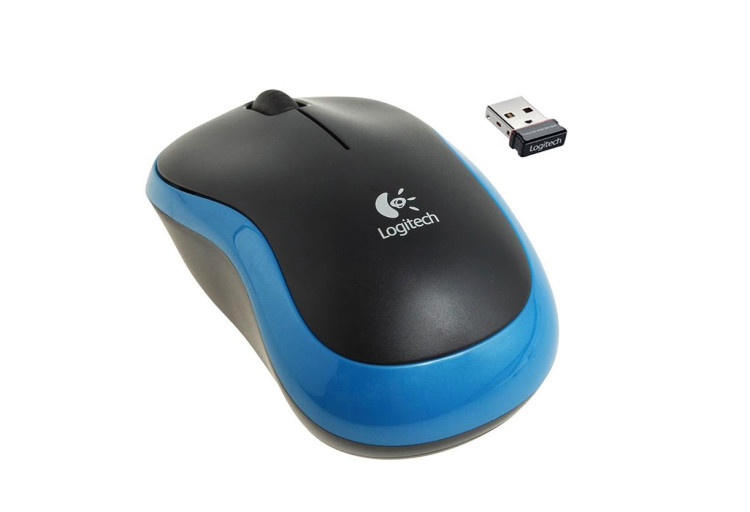 Мышь беспроводная Logitech M185 USB синяя Мышь беспроводная Logitech M185 USB синяя