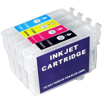 Картриджи перезаправляемые к Epson (T0731*2-Т0734) IST (C110/ Т30/ TX210/ ТХ510 / CX8300) набор 5шт.