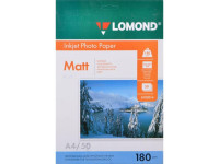 Бумага A4 180g/m LOMOND 50л. матовая односторонняя