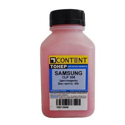 Тонер к Samsung CLP300 красный Content 45гр. банка тип1.1 (CLP300/310/ 315/320/ 325/360 CLX2160) Тонер к Samsung CLP300 красный Content 45гр. банка тип1.1 (CLP300/310/ 315/320/ 325/360 CLX2160)