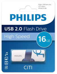 Флеш-накопитель  16Gb USB2.0 Philips CITI2.0
